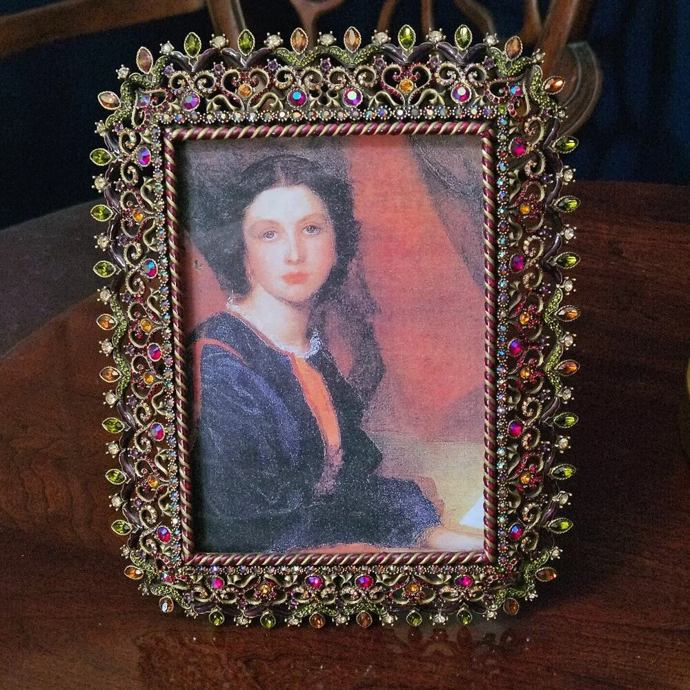 RARE SIGNED EXQUISITE JAY STRONGWATER HERITAGE CROWN TIARA CRYSTAL ENAMEL FRAME